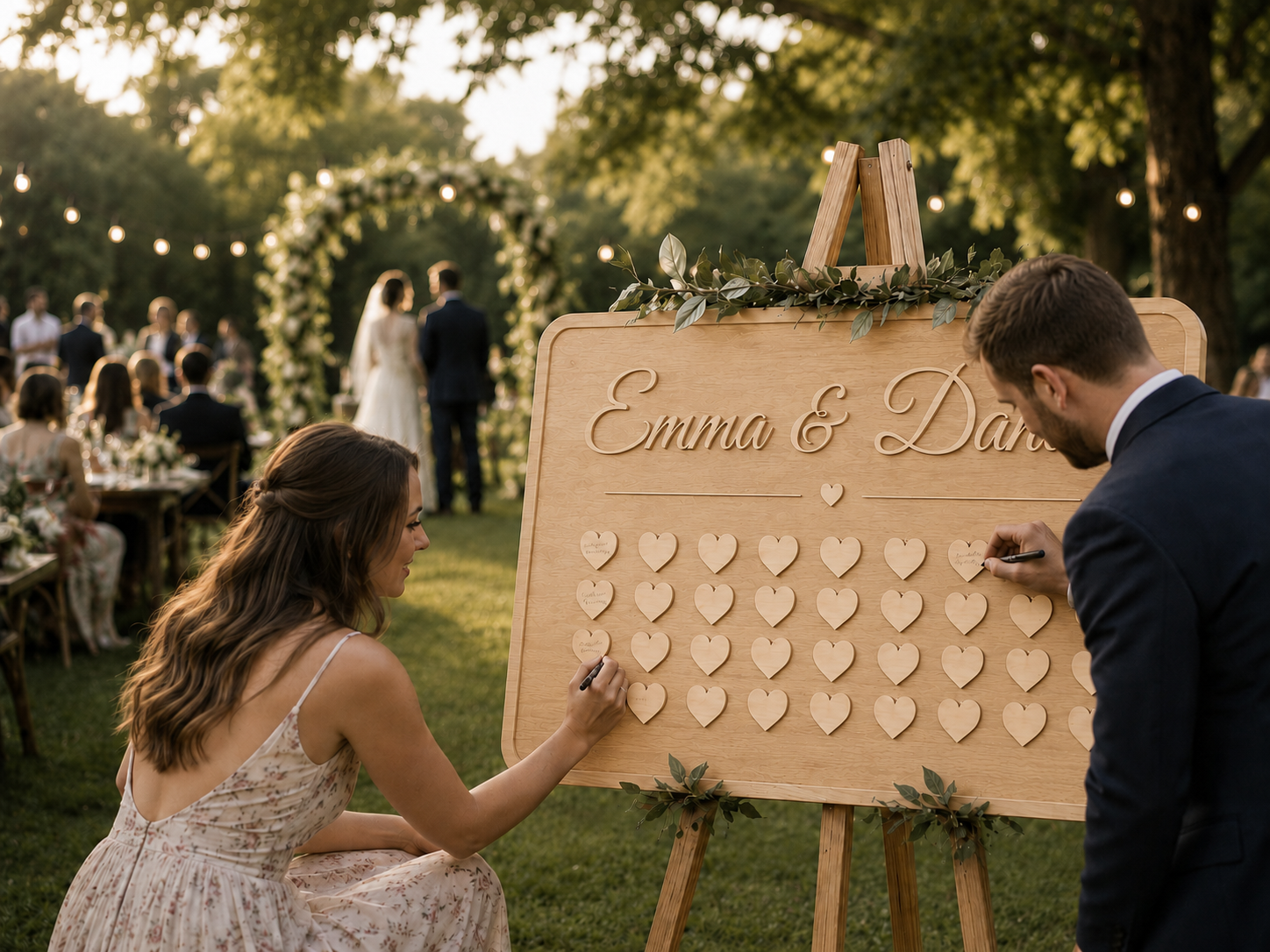 Wedding welcome sign