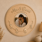 Love Story Rund mit Foto