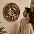 Love Story Rund mit Foto
