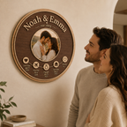 Love Story Rund mit Foto